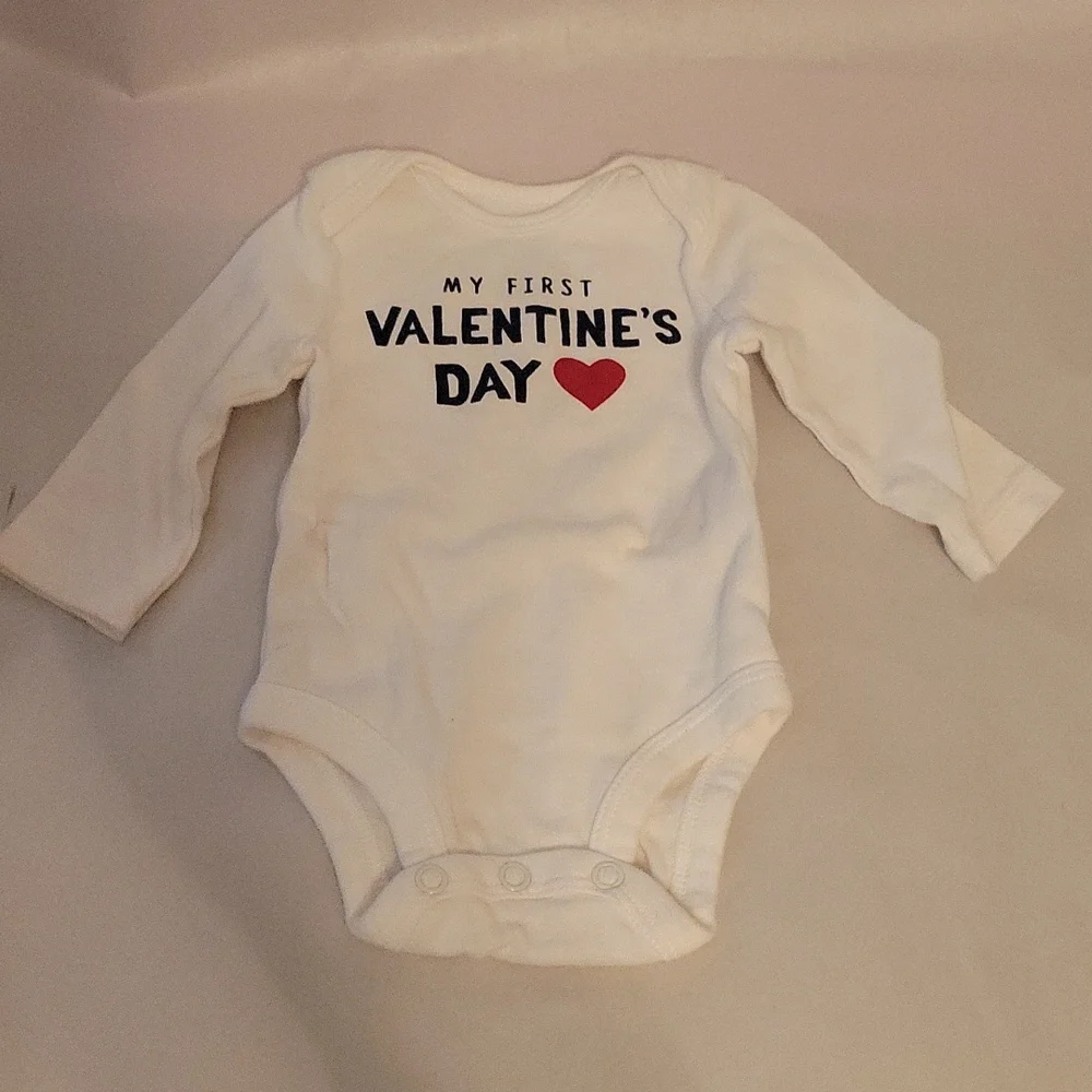 Carter's My 1st Valentine's Onesie